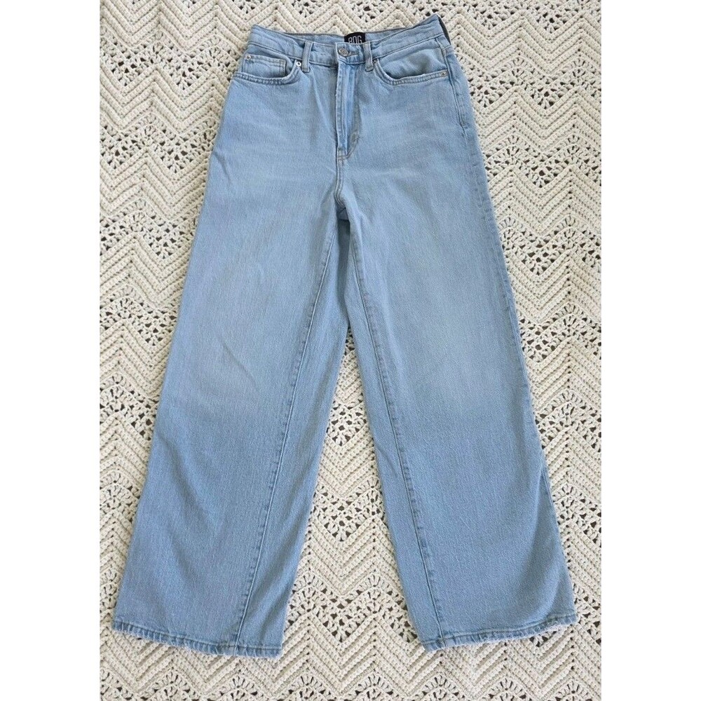 BDG Urban Outfitters High & Wide Jeans Women's 26 Light Wash High Rise Wide Leg